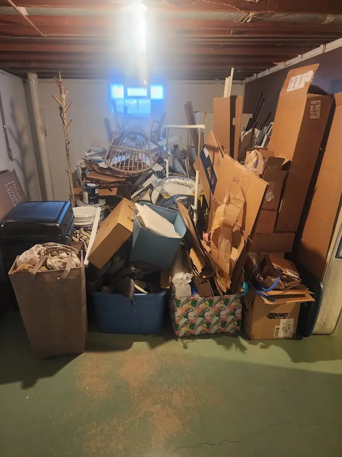 Roll-off dumpster container at job site for Roll Off Dumpster Rental in Ottawa Hills